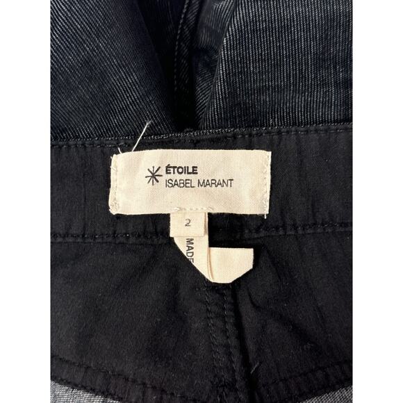 Isabel Marant Pants 2 Womens Black Skinny Fit Corduroy - Picture 6 of 7